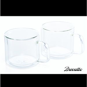 Brevatto Double Wall Coffee Set (set of 2 cups)